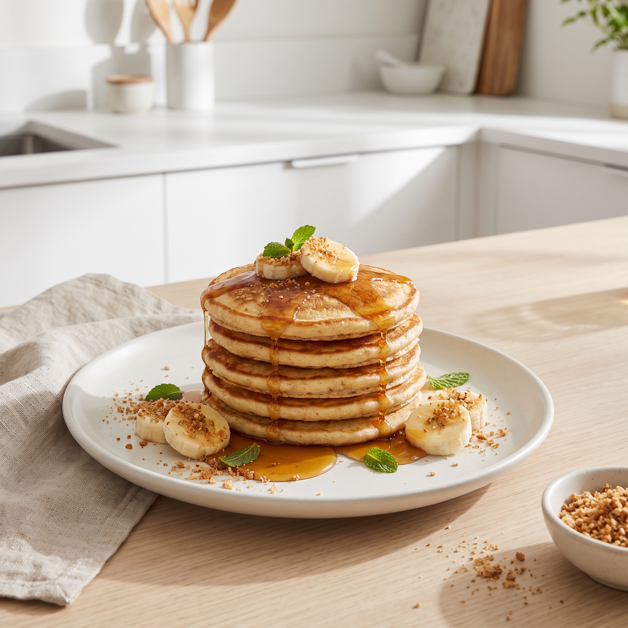 Buttermilk Banana Pancakes