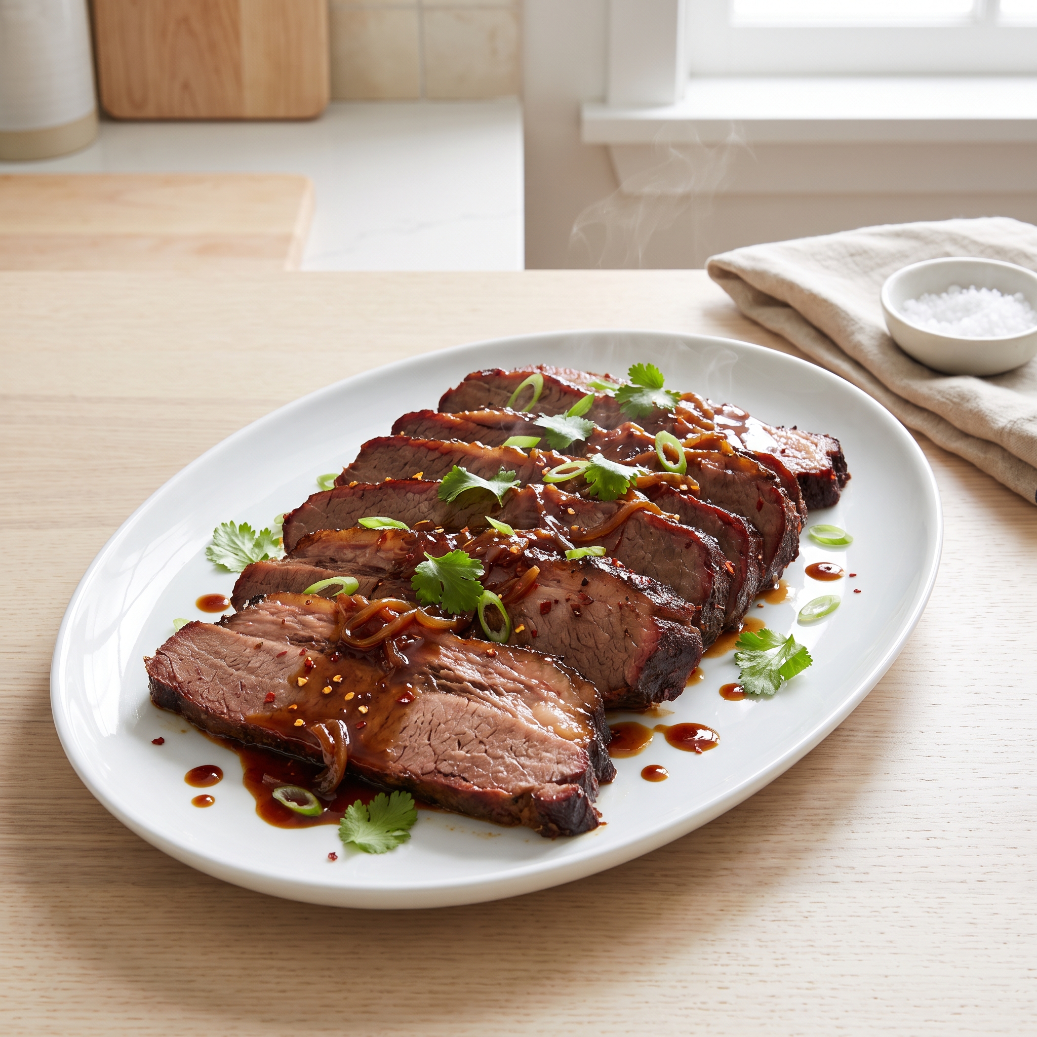 Simple Oven-BBQ Beef Brisket