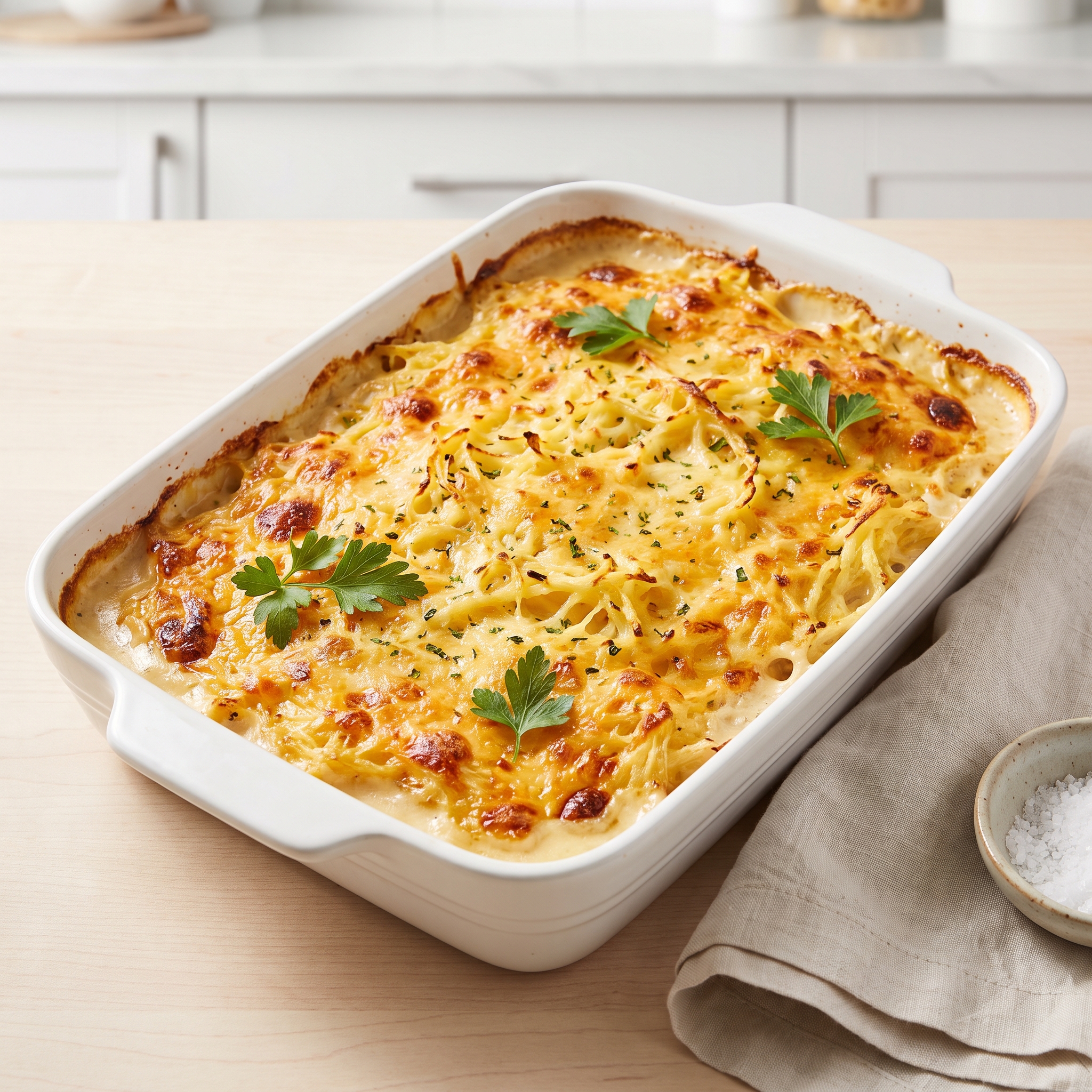 Creamy Delmonico-Style Potato Casserole