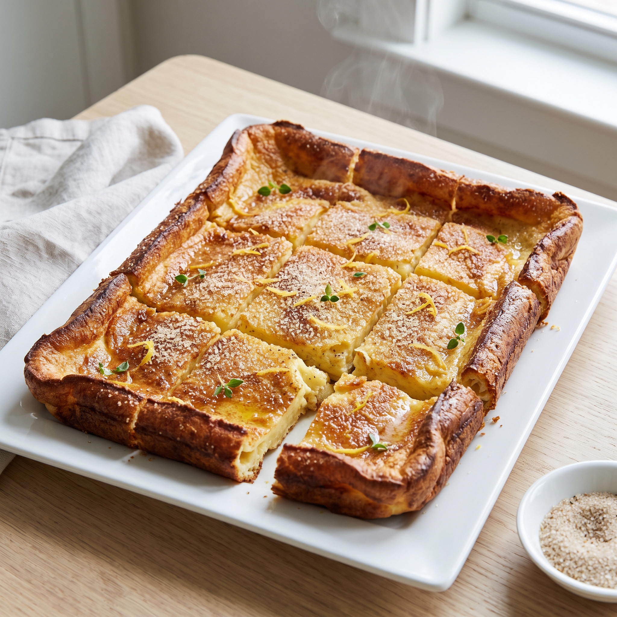Finnish Baked Pancake (Pannukakku)