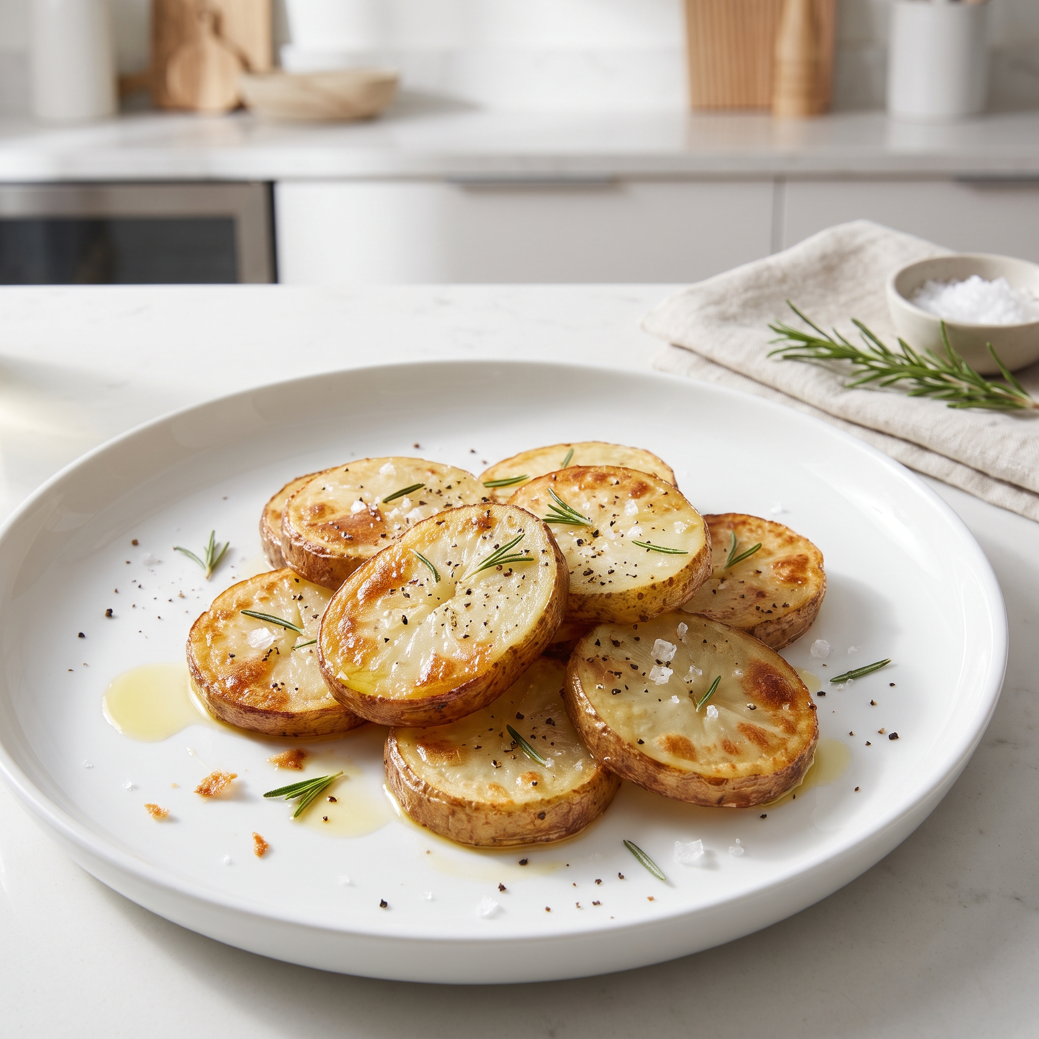 Cast-Iron Roasted Potato Halves