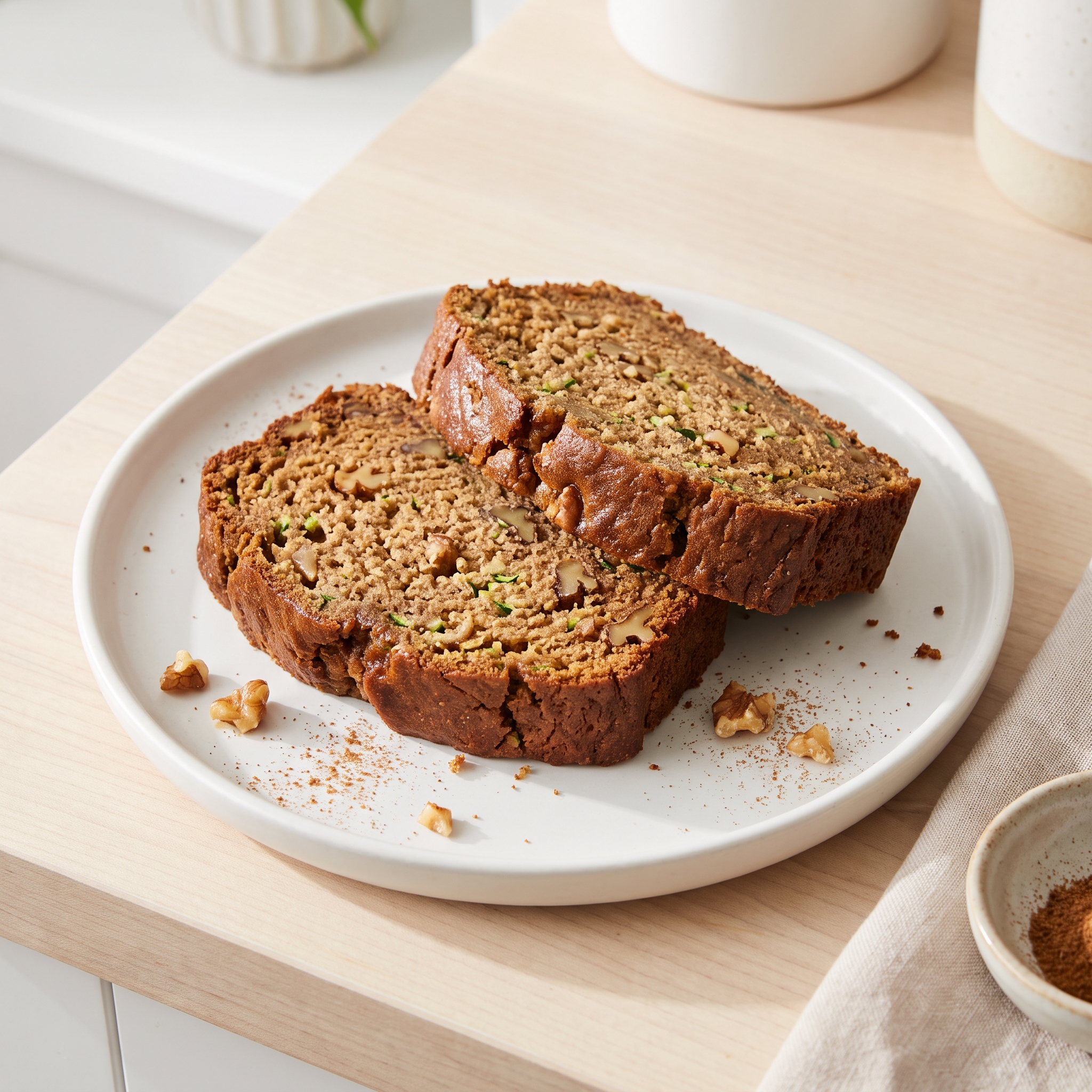 Lightened-Up Mom’s Zucchini Bread