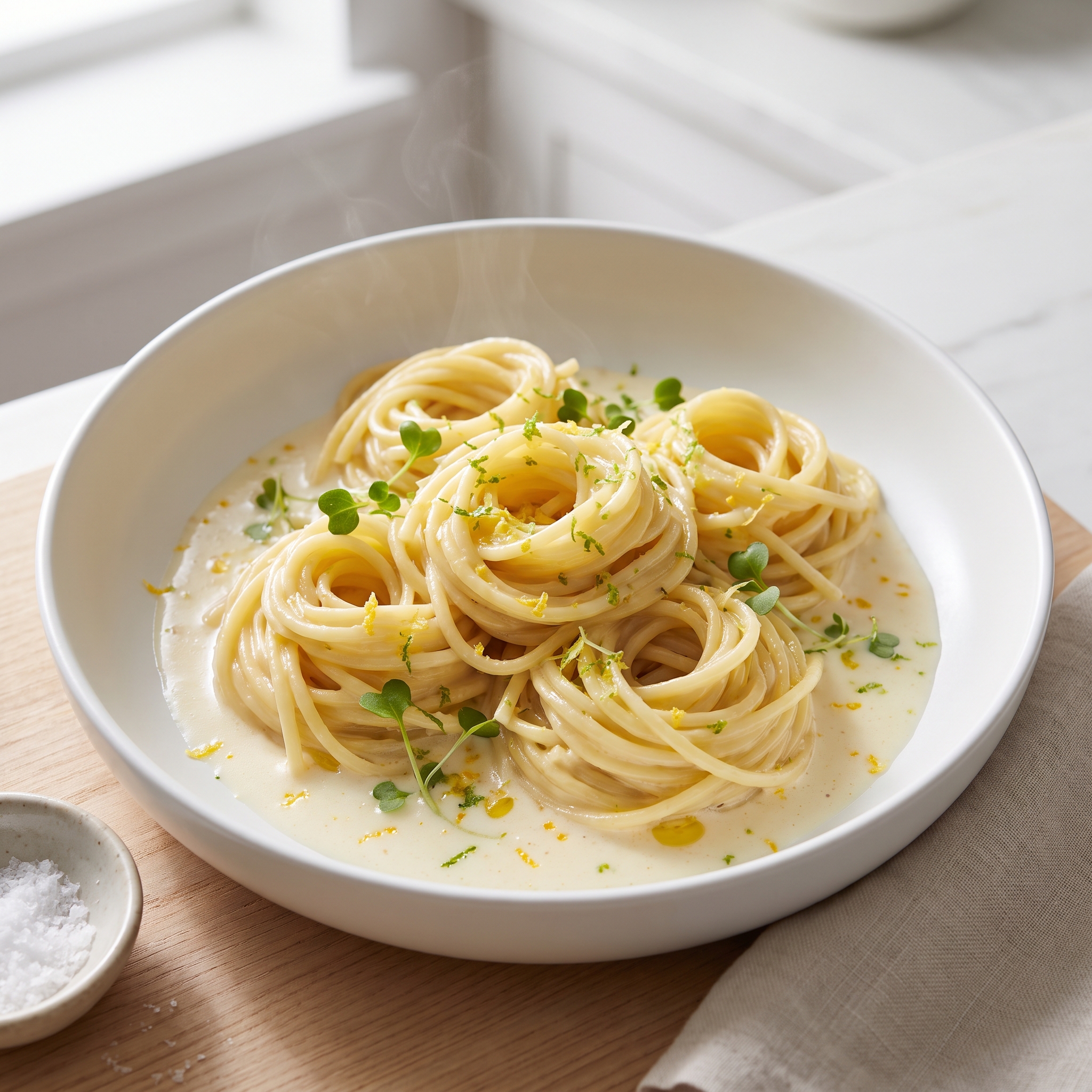 Bright Lemon Cream Pasta Sauce