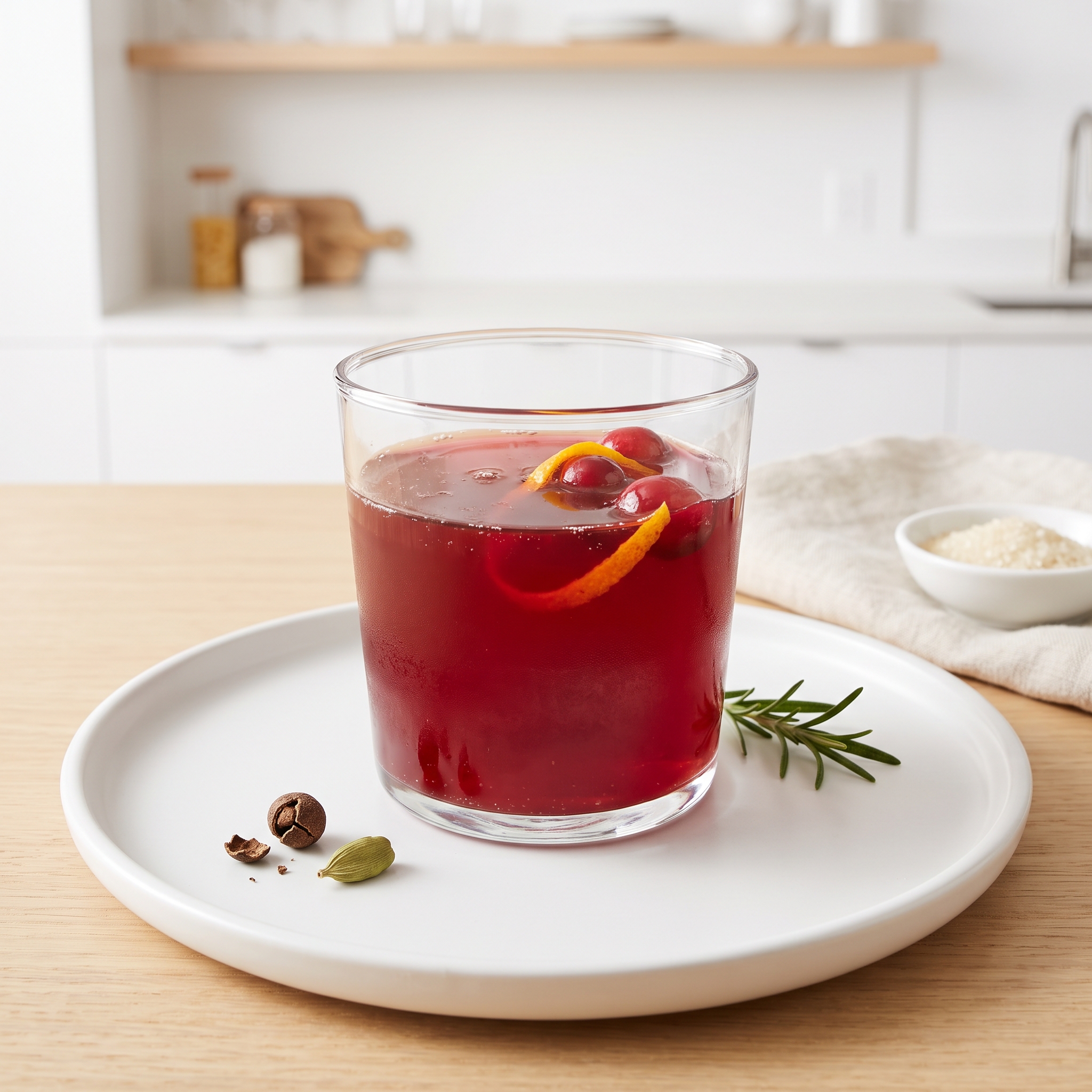 Spiced Cranberry Drinking Vinegar