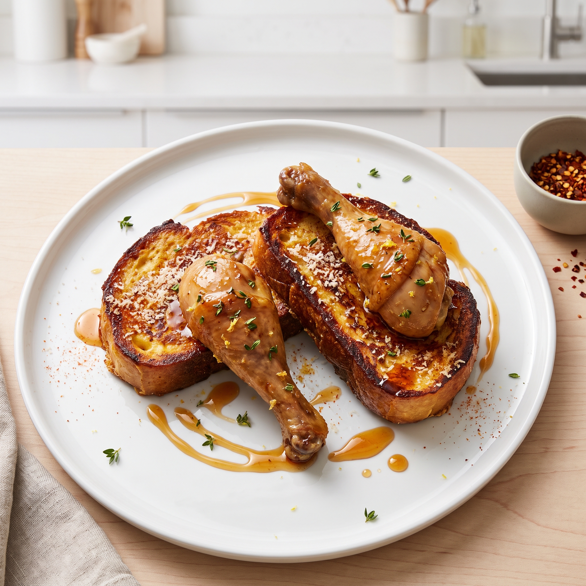 Braised Chicken Drumstick Toast