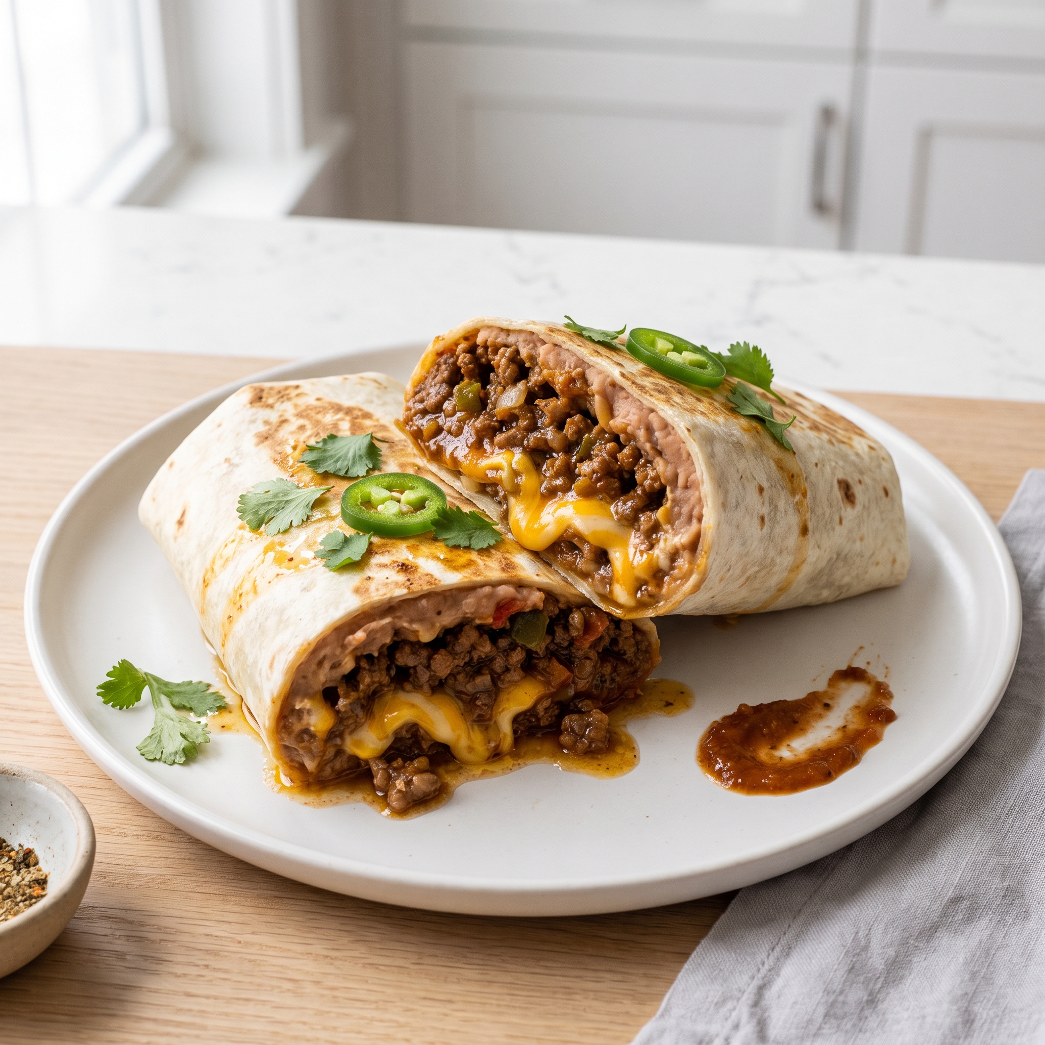 Sloppy Joe Burritos