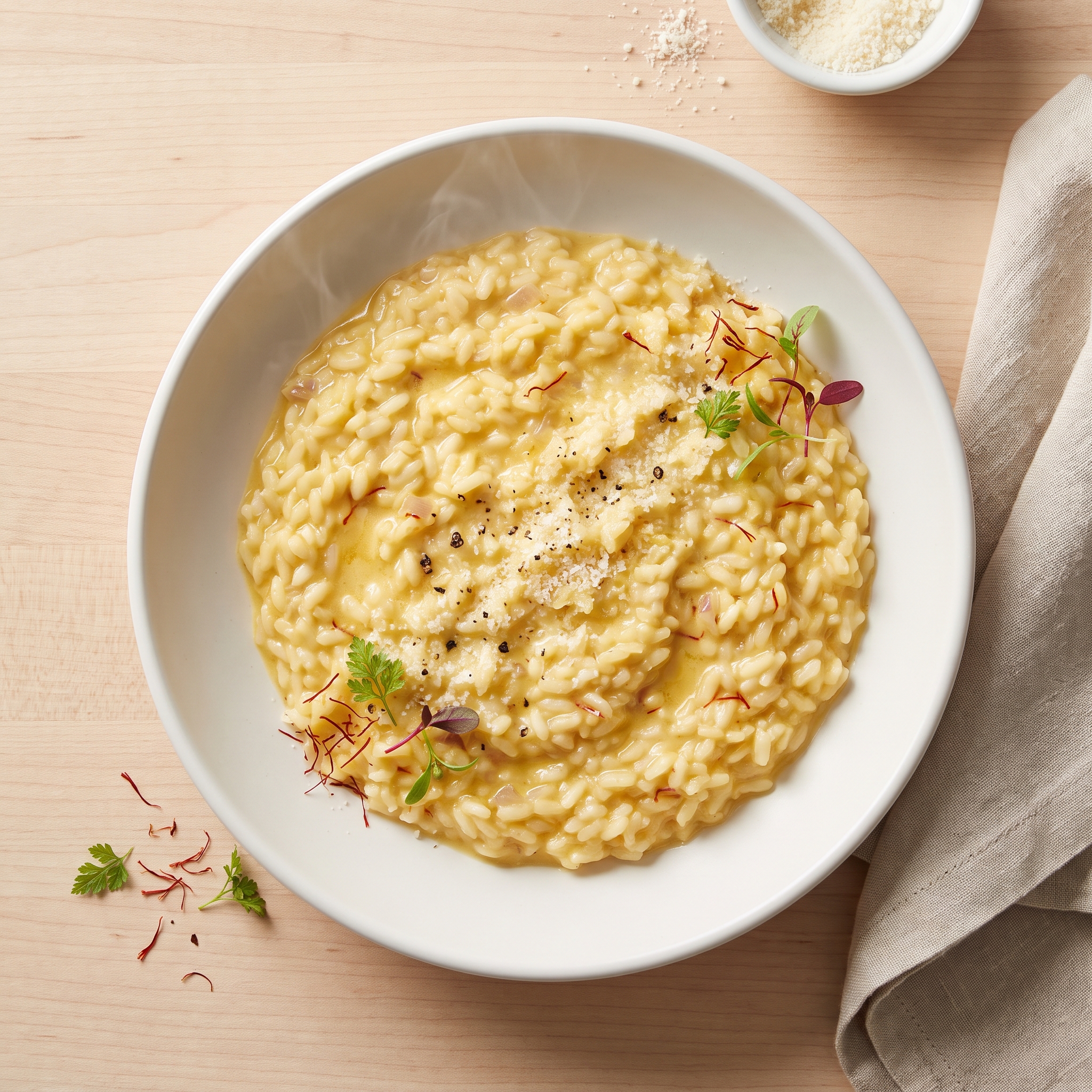 Pressure-Cooked Saffron Risotto