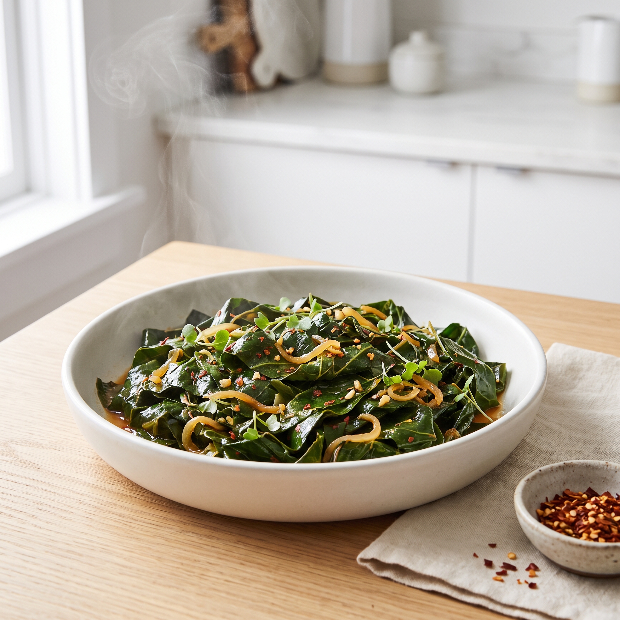 Billy's Favorite Smoky Collard Greens