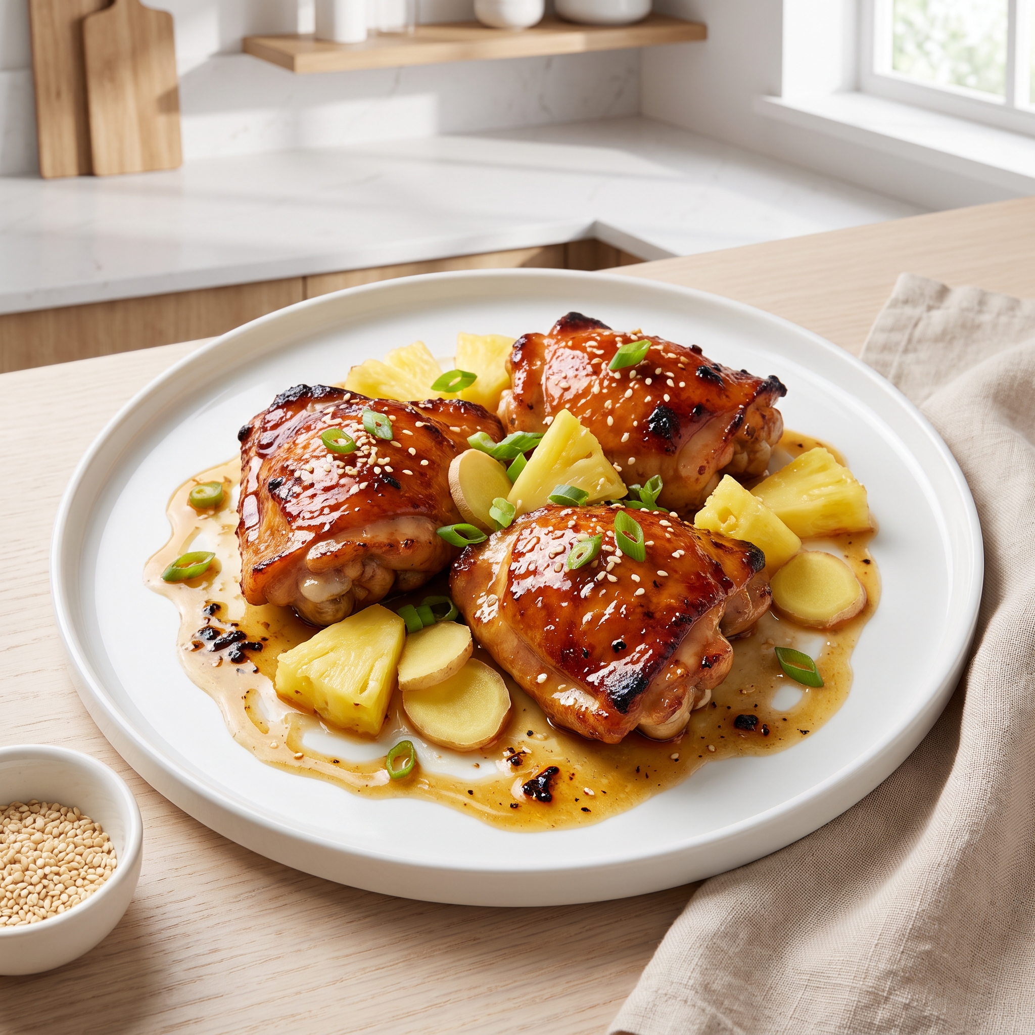 Pineapple Sweet-and-Sour Chicken Thighs