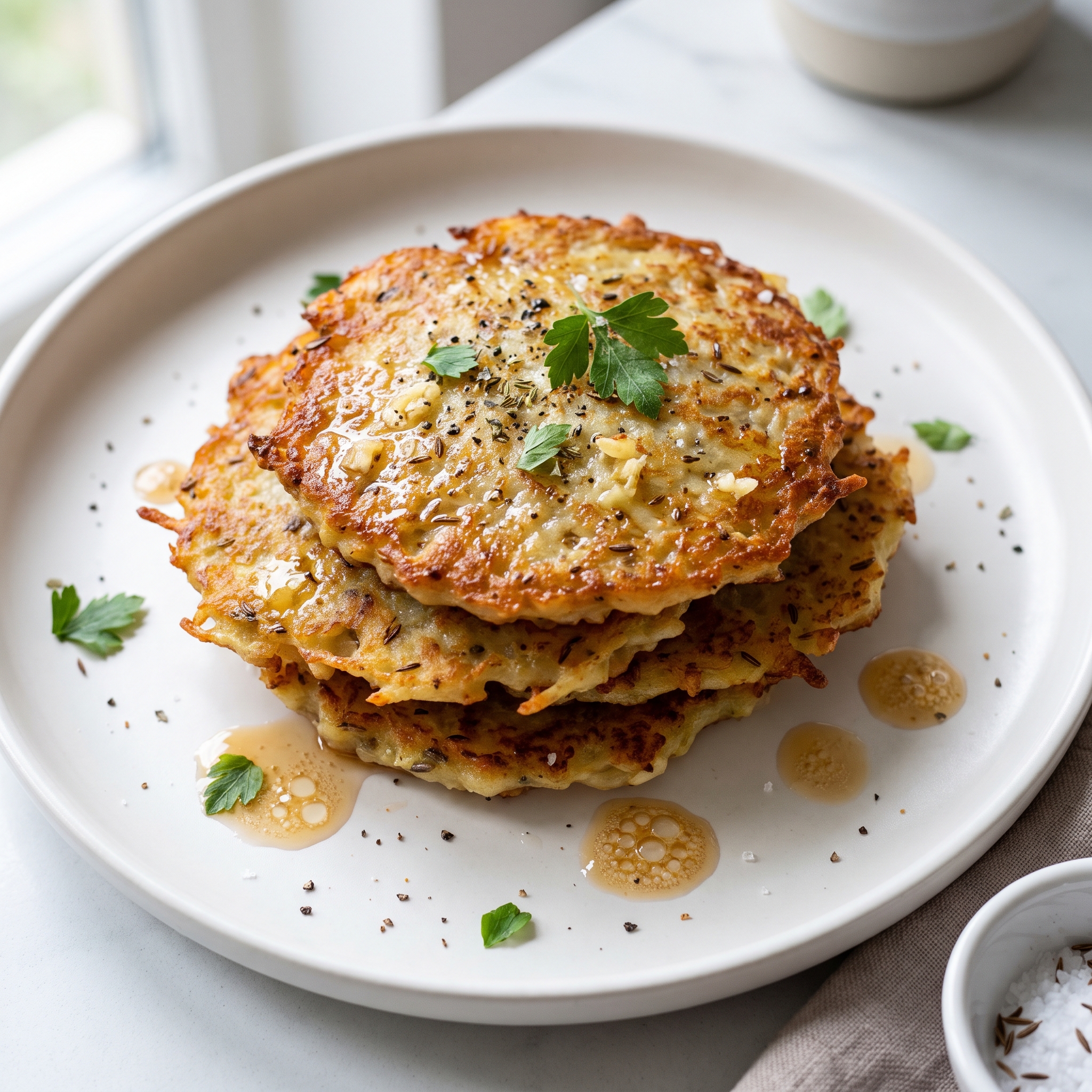 Bramboráčky (Czech Potato Pancakes)