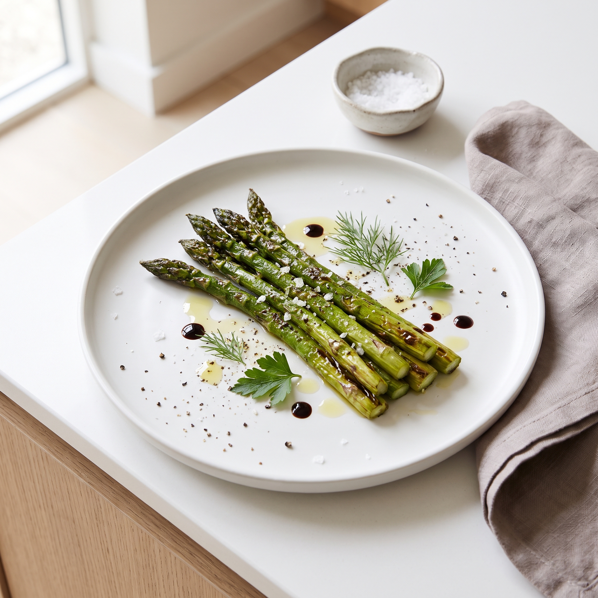 Roasted Asparagus with Balsamic Finish