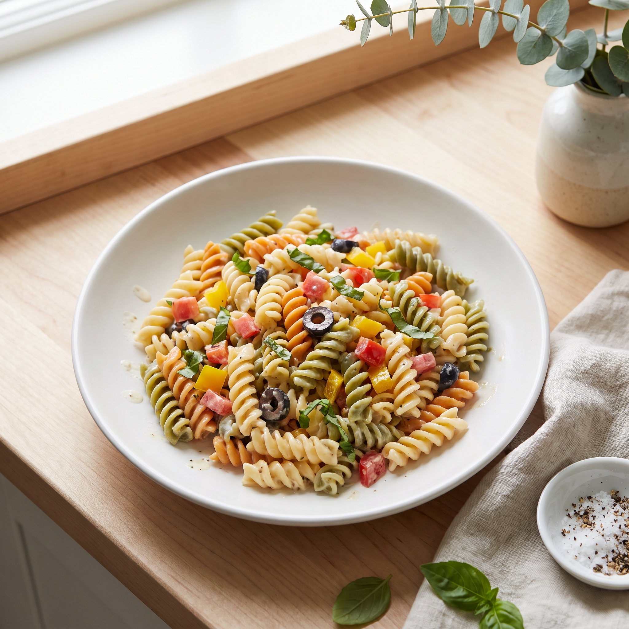 Tri-Color Italian Pasta Salad