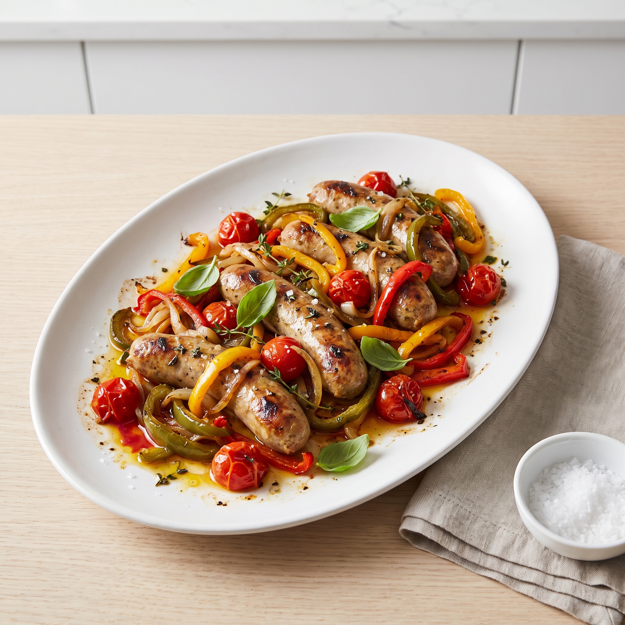 Italian Chicken Sausage and Peppers