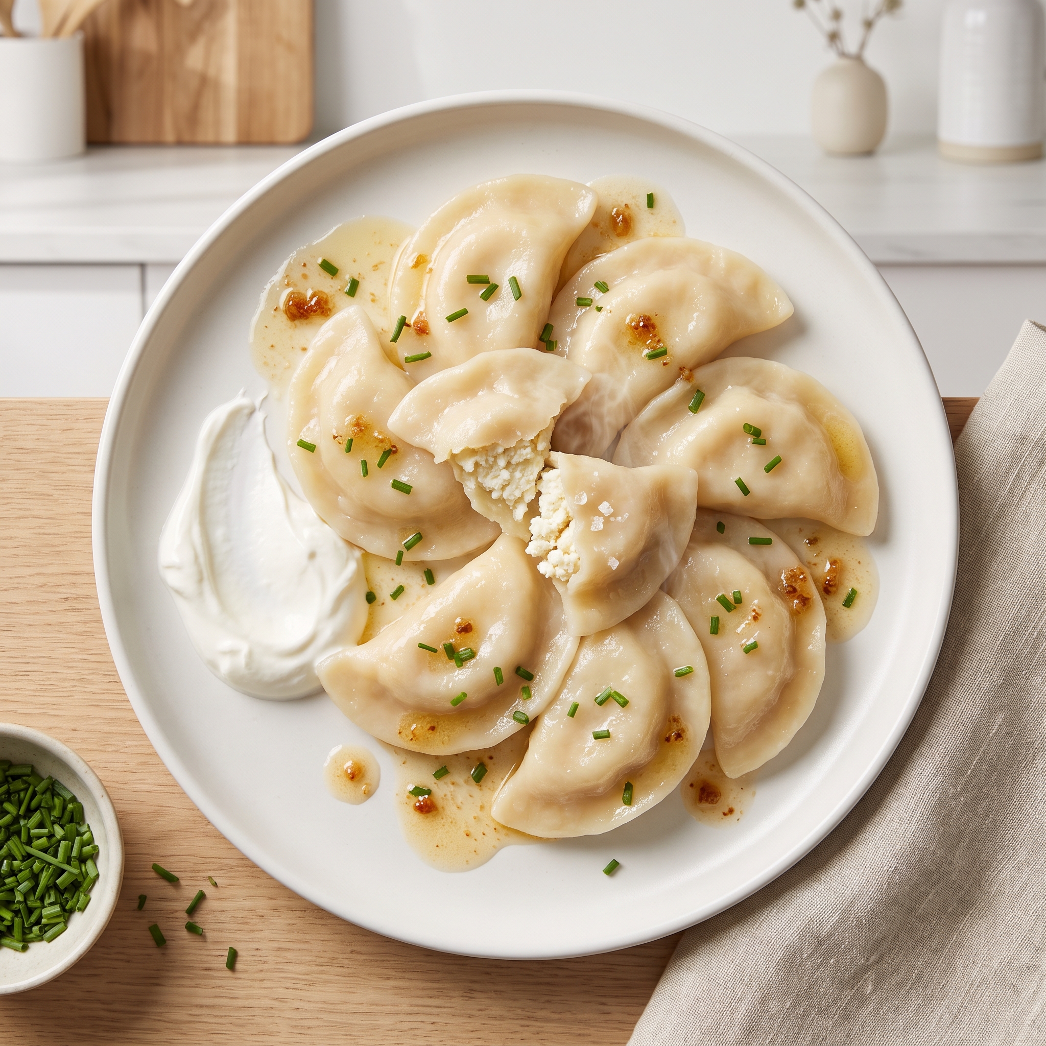 Cottage Cheese Pierogi Dumplings