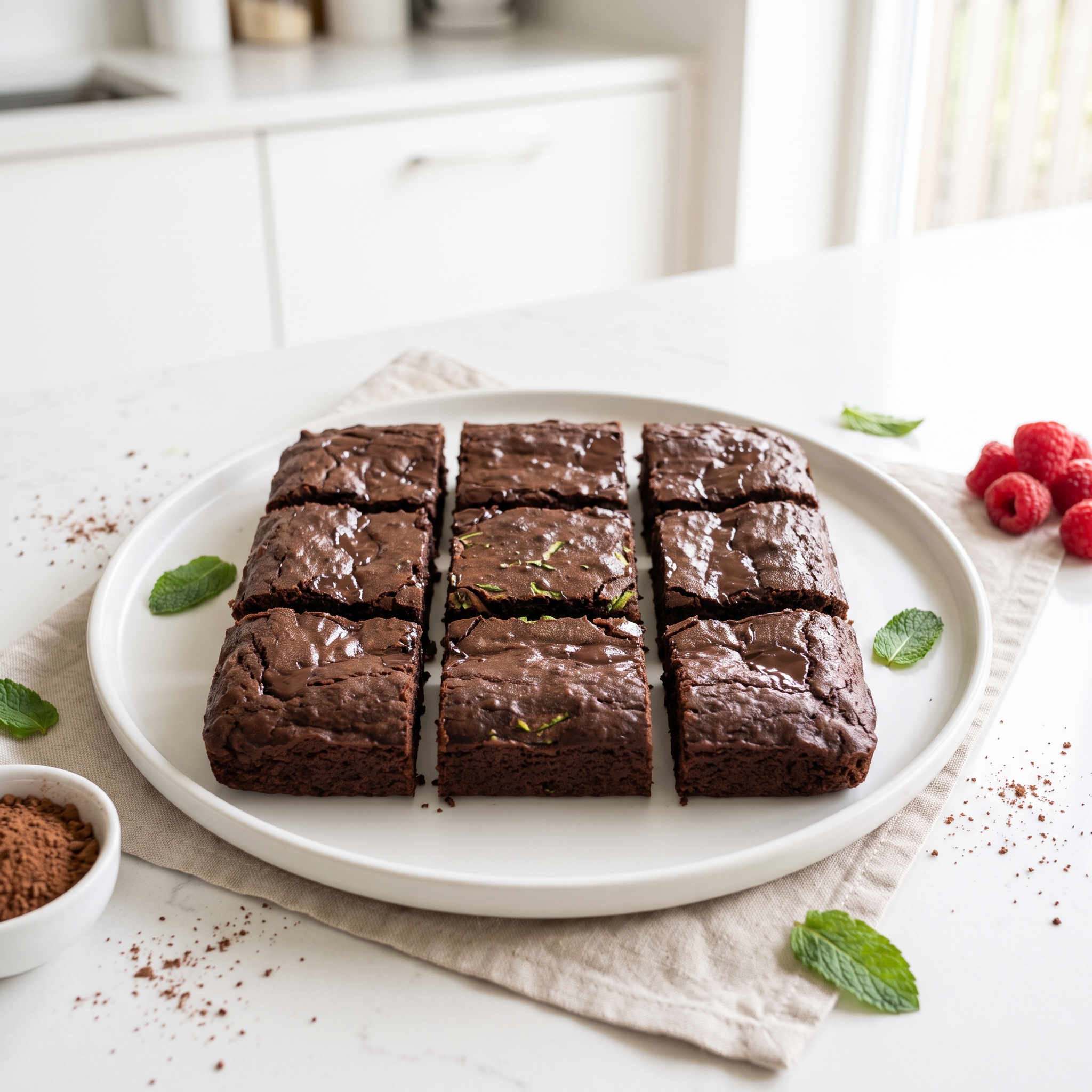 Vegan Zucchini Brownies