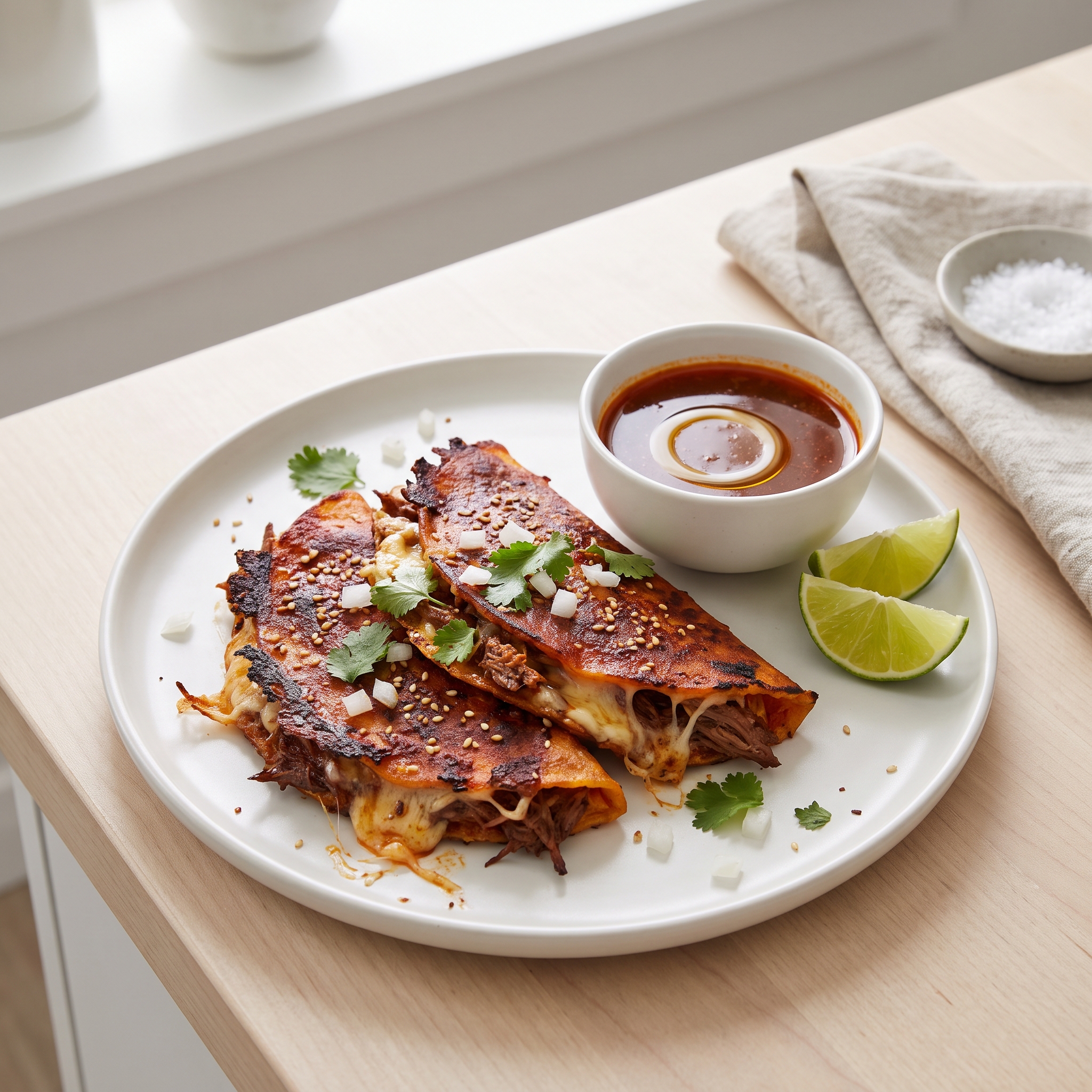Cheesy Birria-Style Tacos
