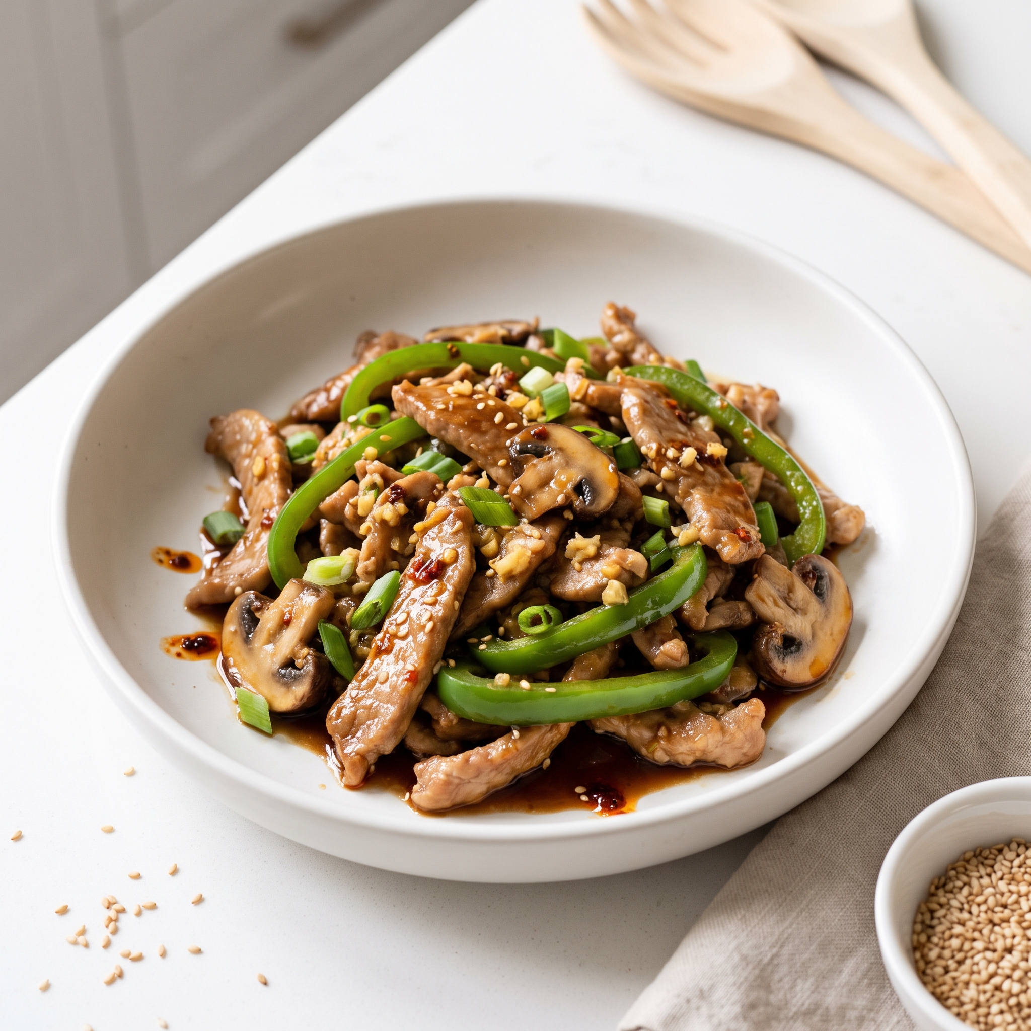 My Fly Pork Stir-Fry