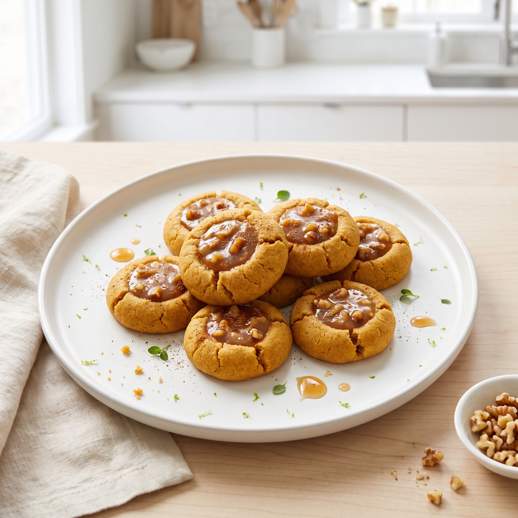 Pumpkin Thumbprint Treats
