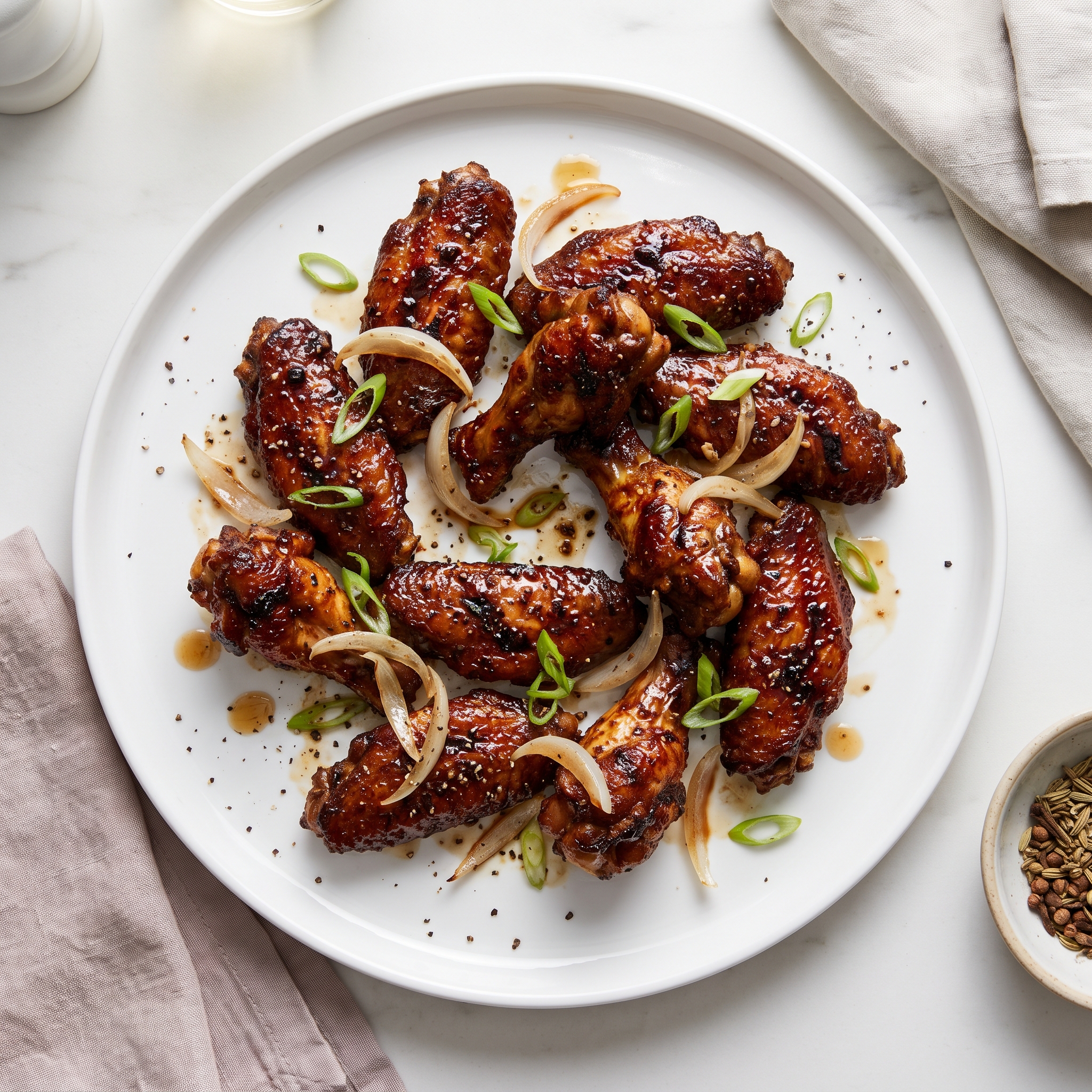 Ethiopian-Style Soy-Spiced Chicken Wings