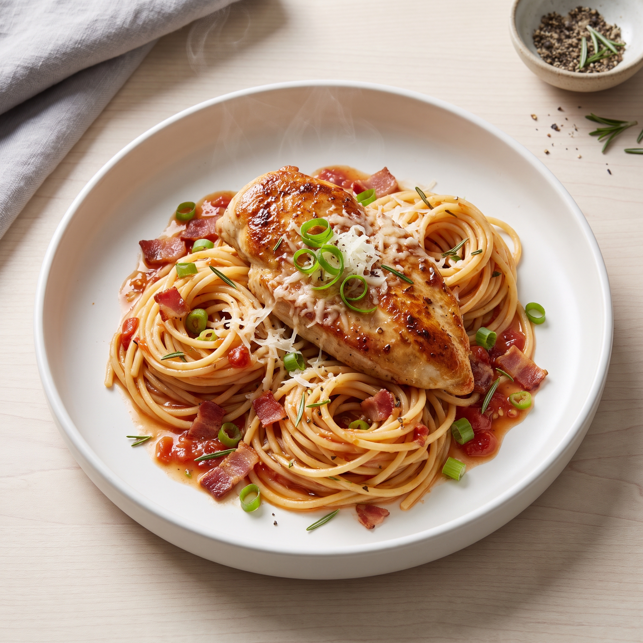 Fiery Chicken Marsala