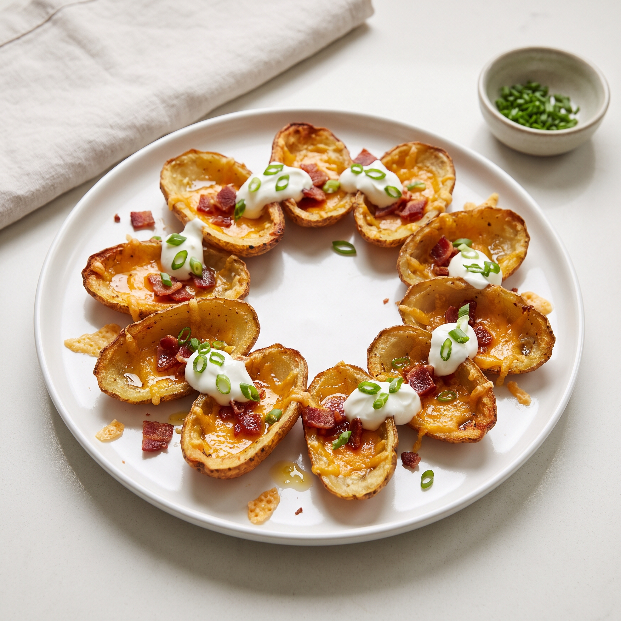 Crispy Loaded Potato Skins