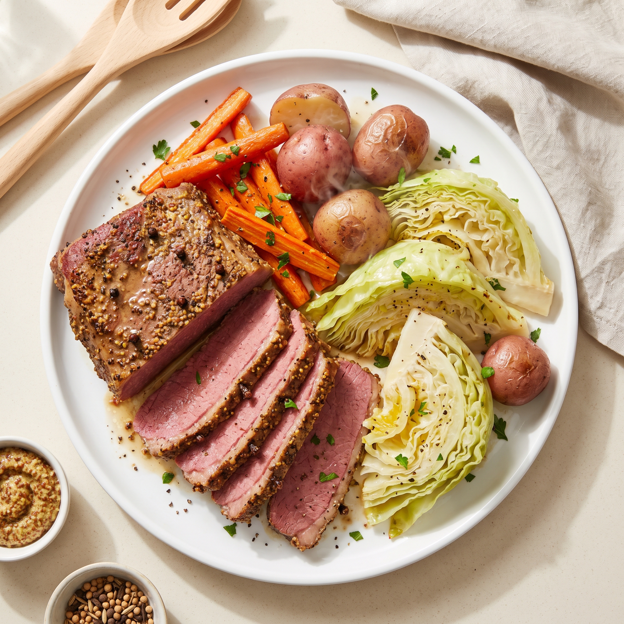 Bold, Tender Corned Beef Supper