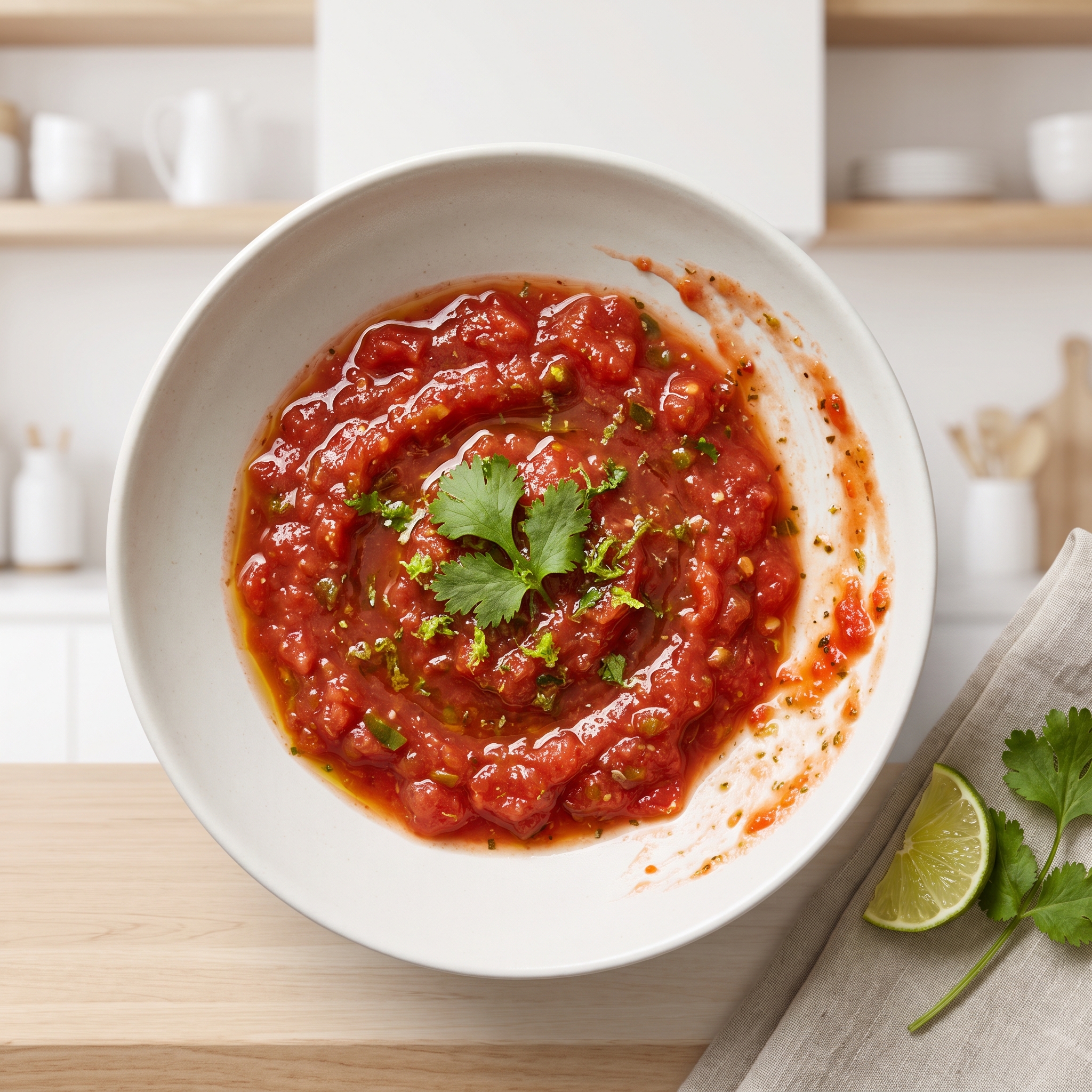 Sweet and Mild Cooked Tomato Salsa