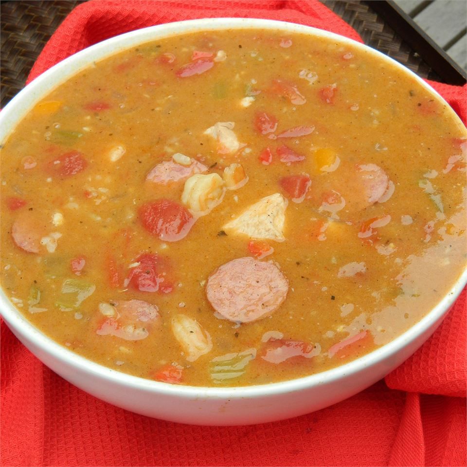 Roux-Free Chicken and Andouille Gumbo