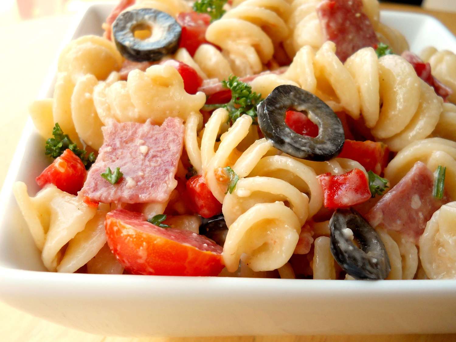 Italian Pasta Salad for Salami Fans