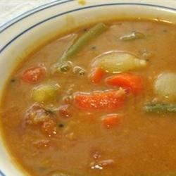 South Indian Sambar (Tamarind-Lentil Stew)