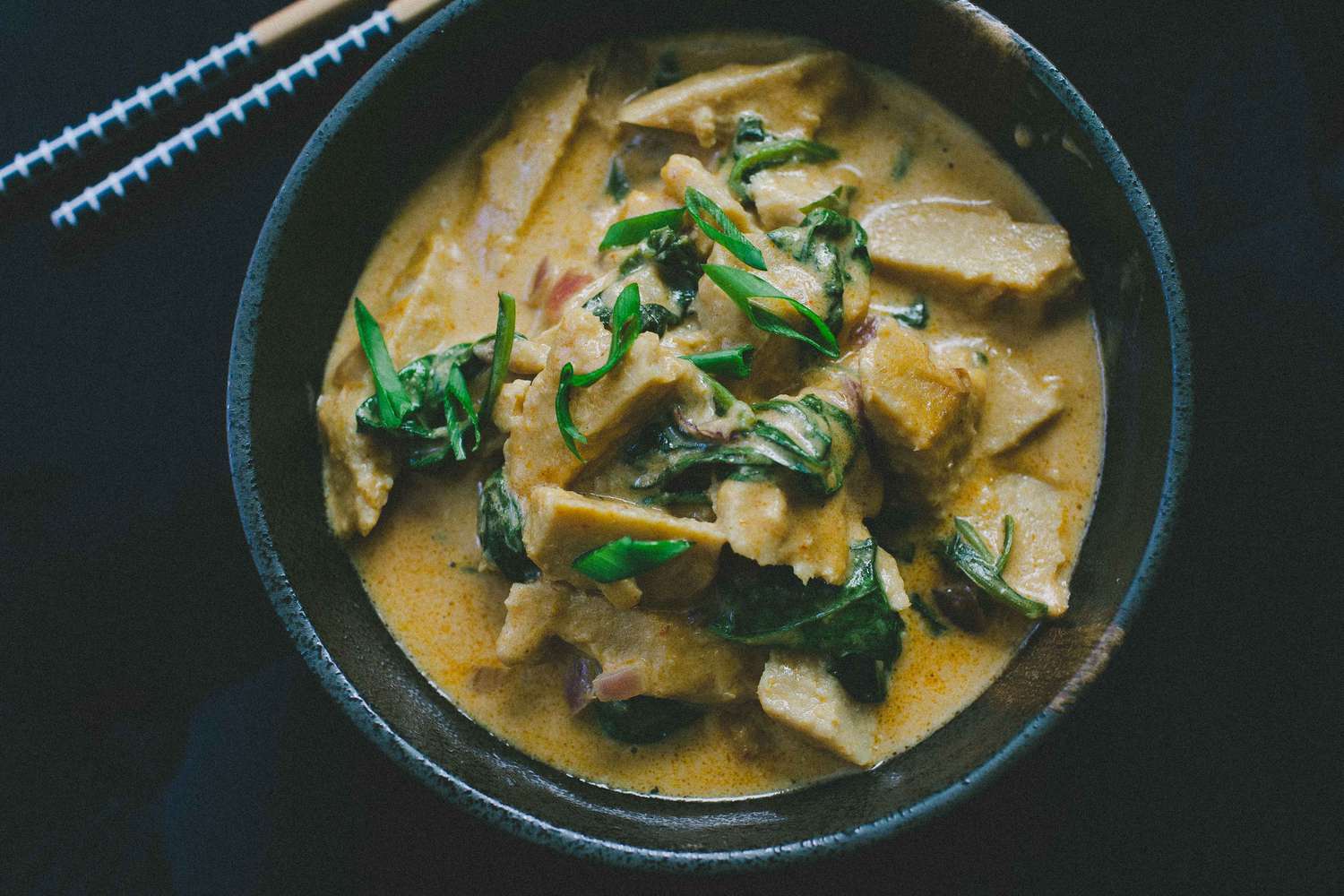 Vegetarian Gai Tua with Seitan in Peanut Sauce