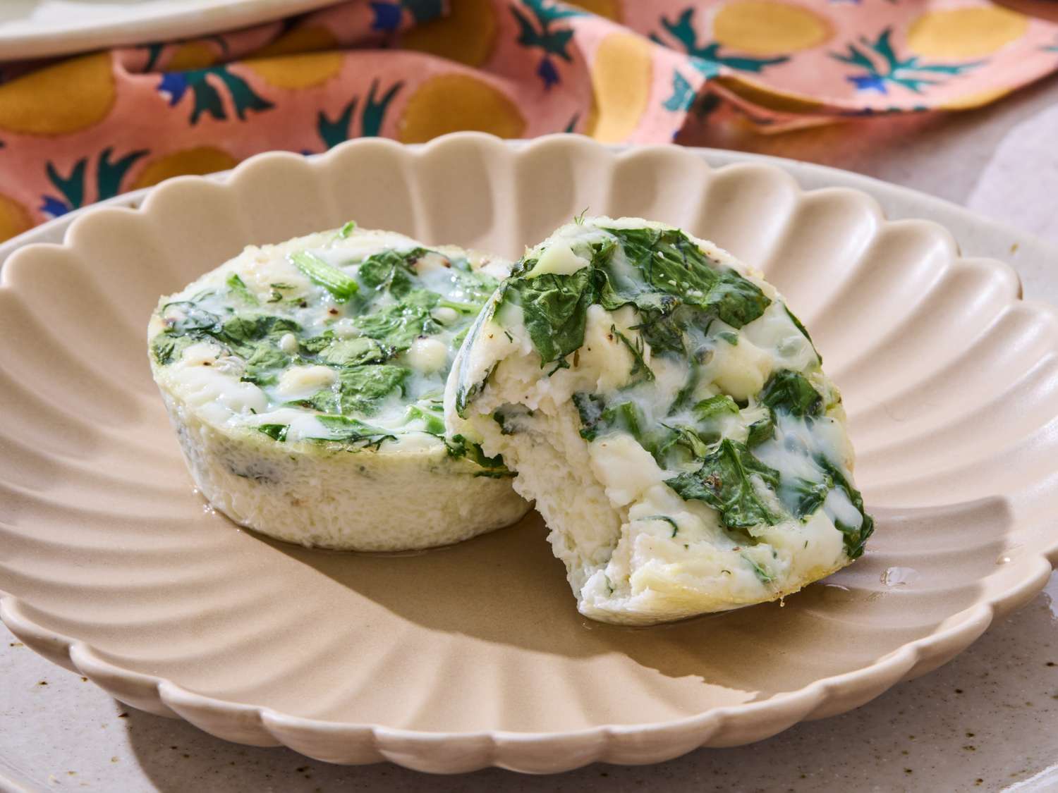 Greek Spinach & Feta Egg Muffins