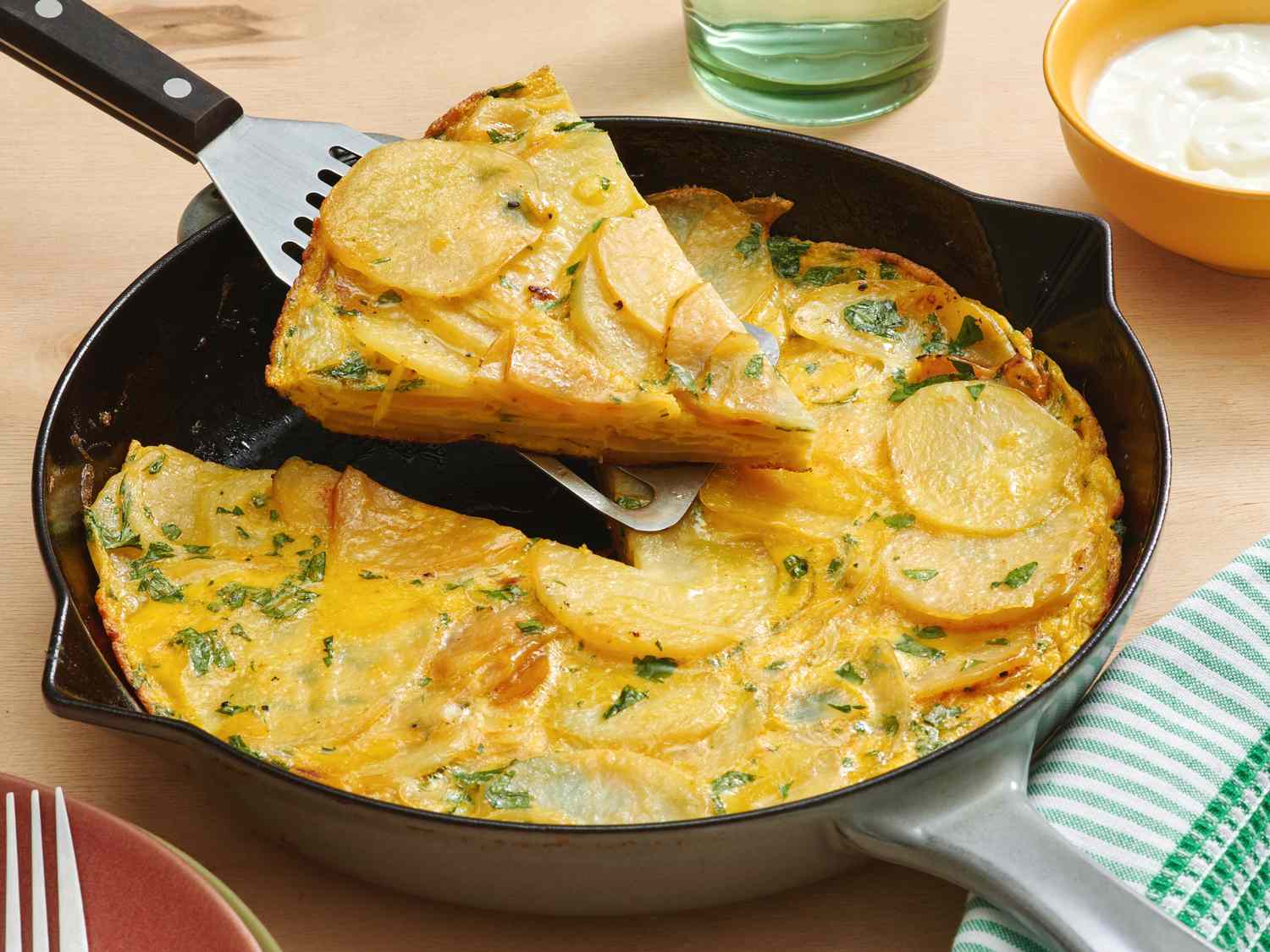 Spanish Potato and Onion Omelet (Tortilla Española)