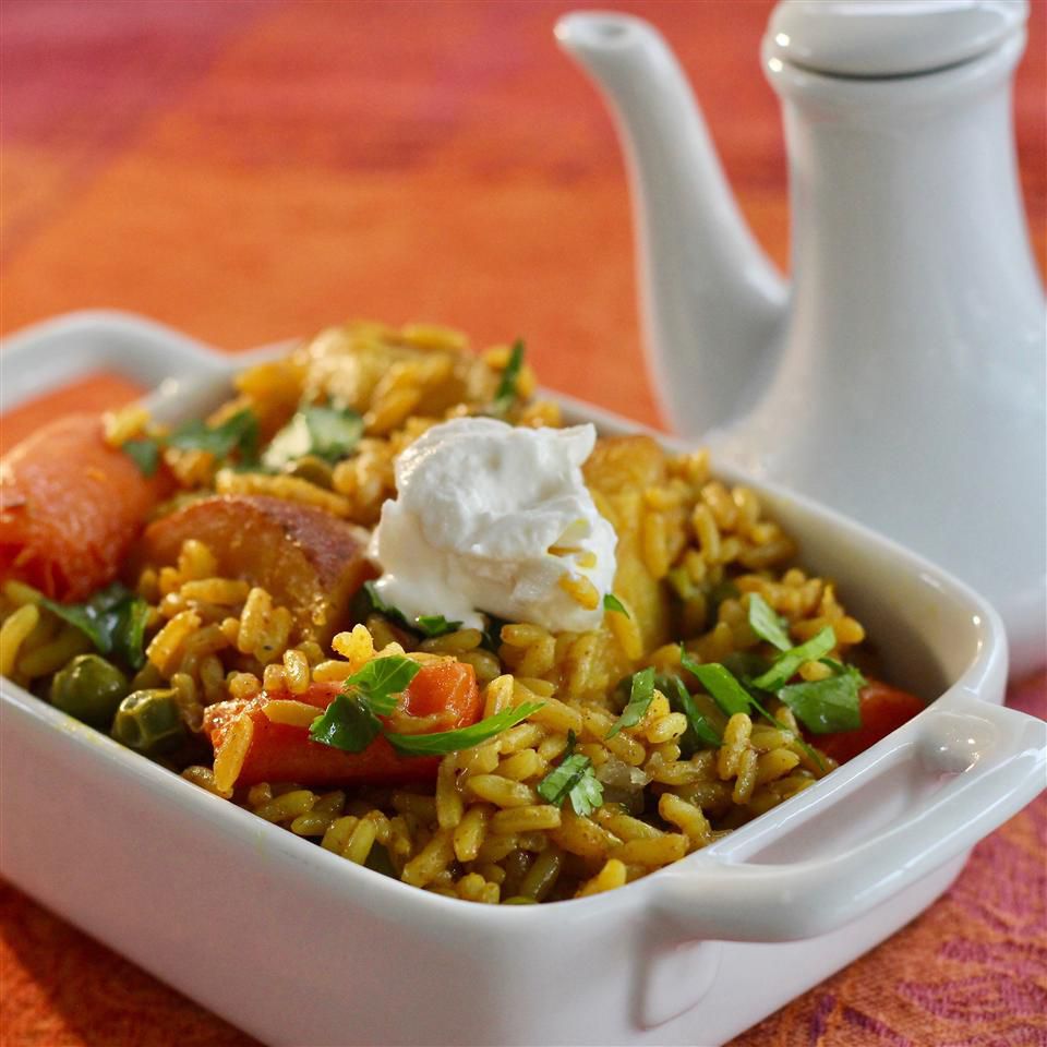Vegetable Tehri Biryani