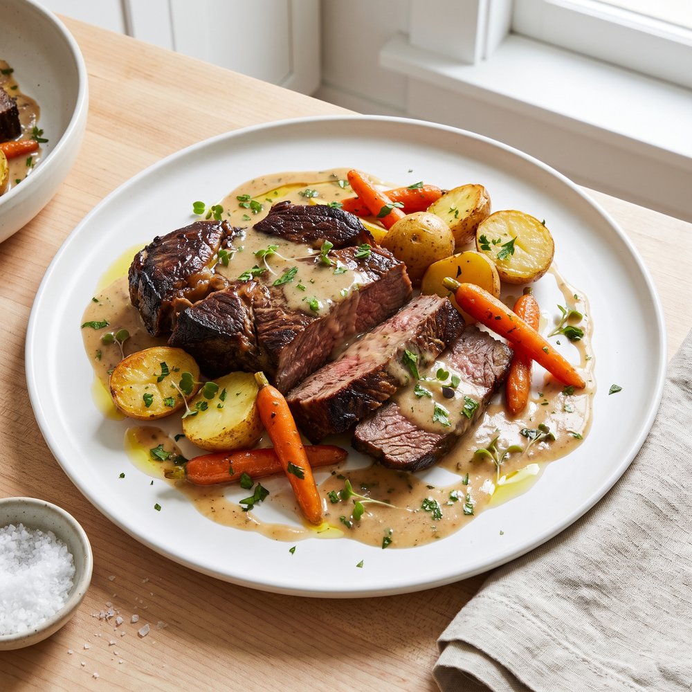 5-Ingredient Slow Cooker Pot Roast