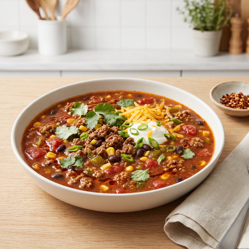 5 Ingredient Taco Soup