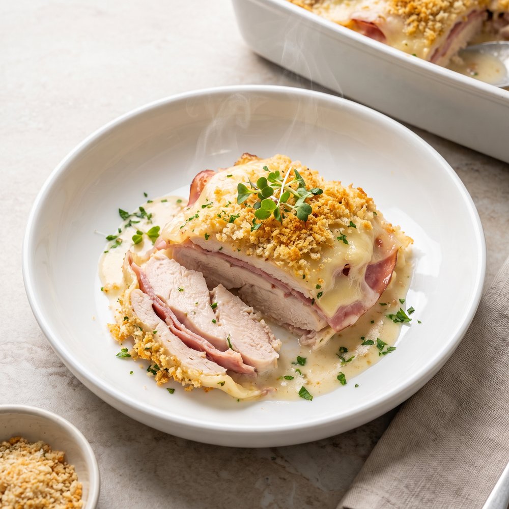 After the Holidays Chicken Cordon Bleu Casserole