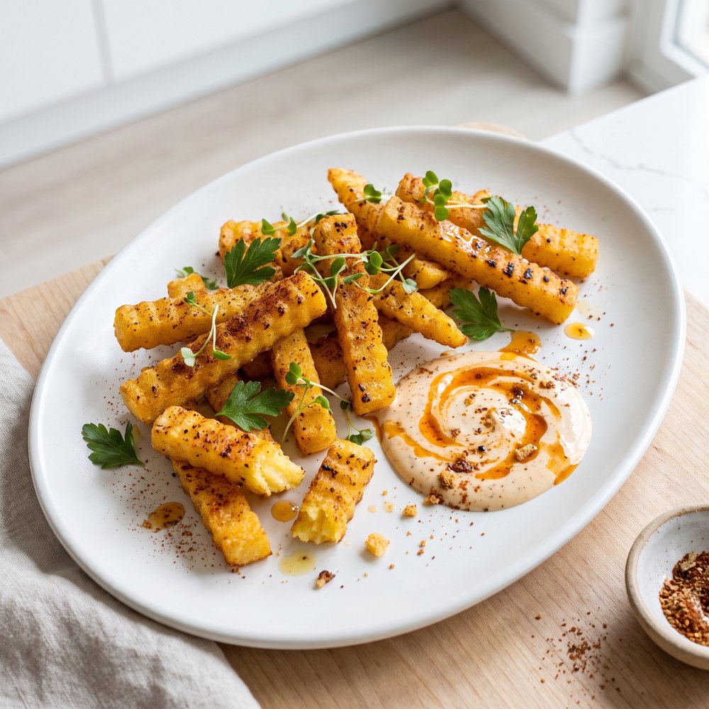 Air-Fried Cajun Polenta Fries
