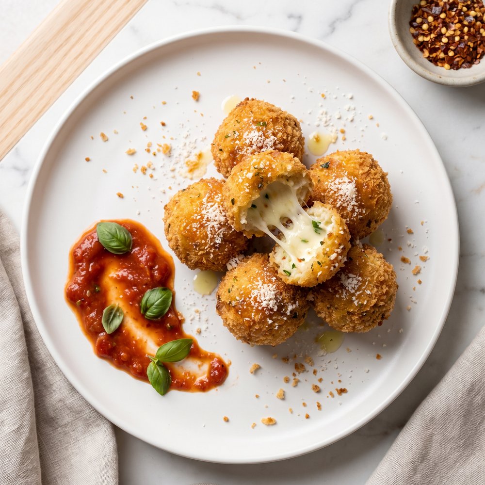 Air-Fried Mozzarella Arancini