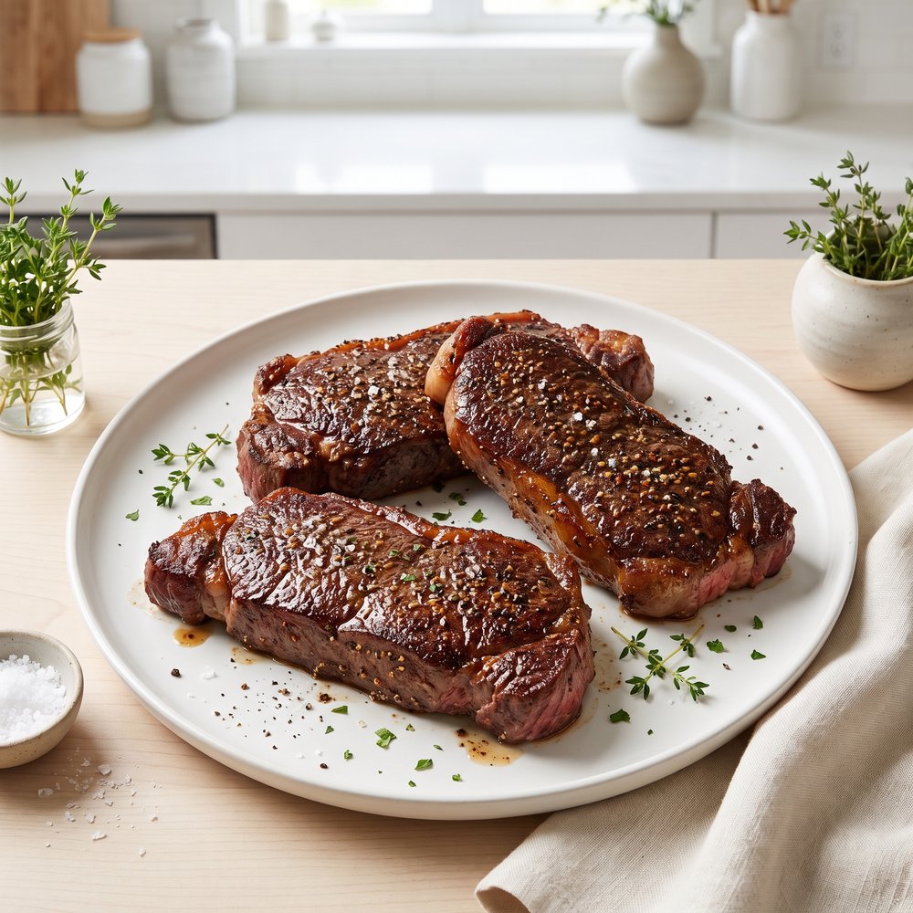 Air-Fried New York Strip Steak