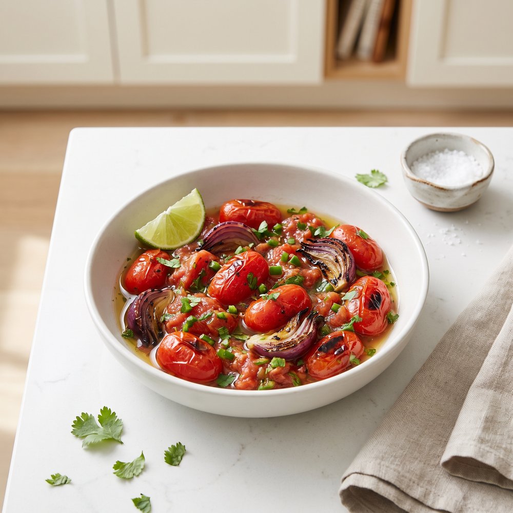 Air-Fried Roasted Salsa
