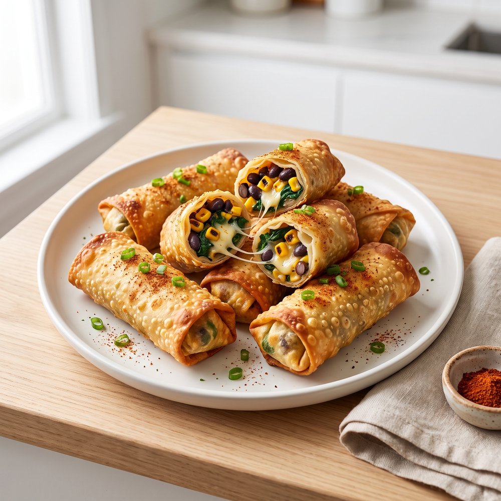 Air-Fried Southwestern Egg Rolls