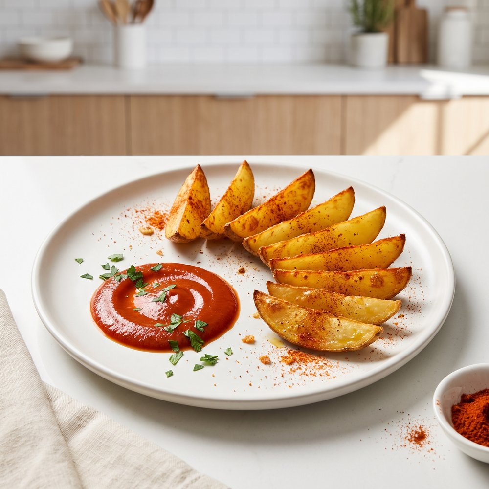 Air-Fried Spanish-Style Potato Wedges