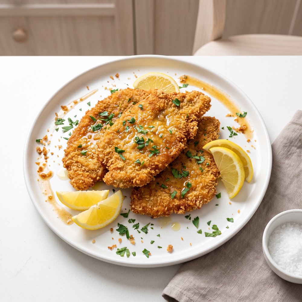 Air-Fried Wiener Schnitzel Cutlets