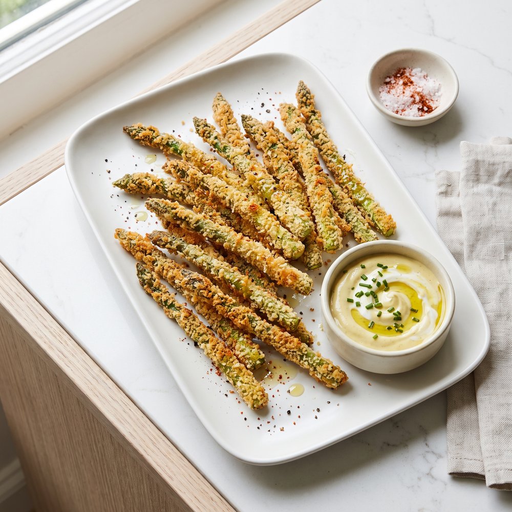 Air-Fryer Asparagus Fries