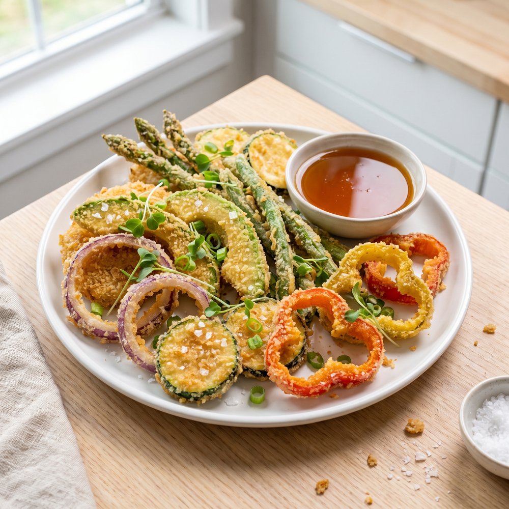 Air-Fryer Tempura Veggies