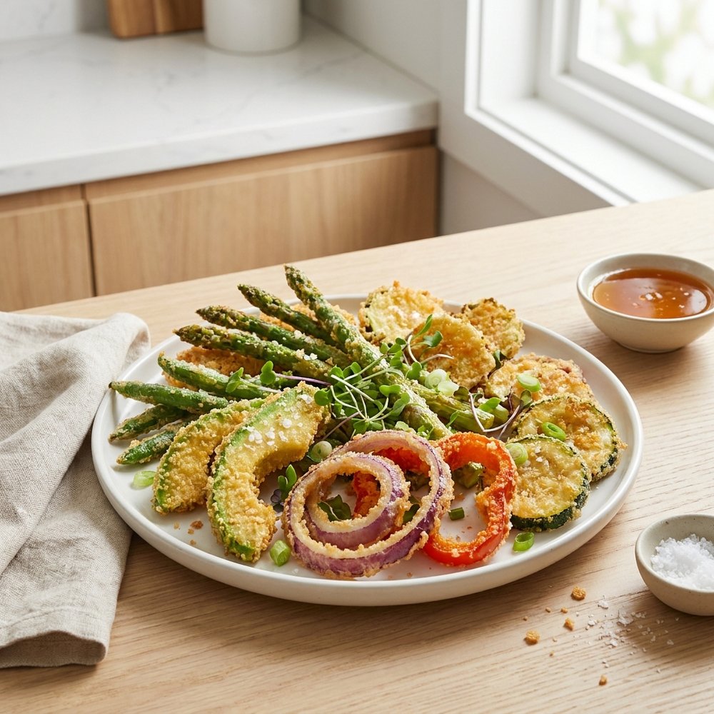 Air-Fryer Tempura Veggies