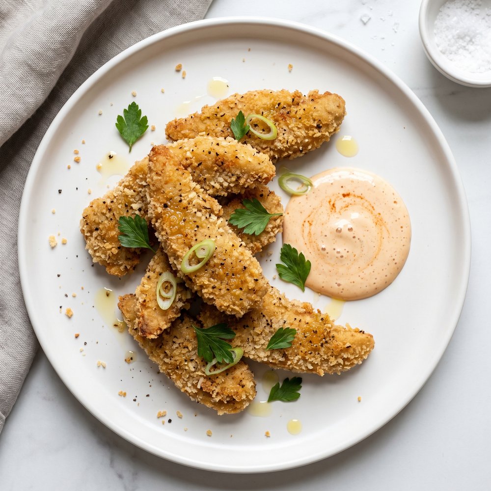 Air Fried Vegetarian "Chicken Tenders"