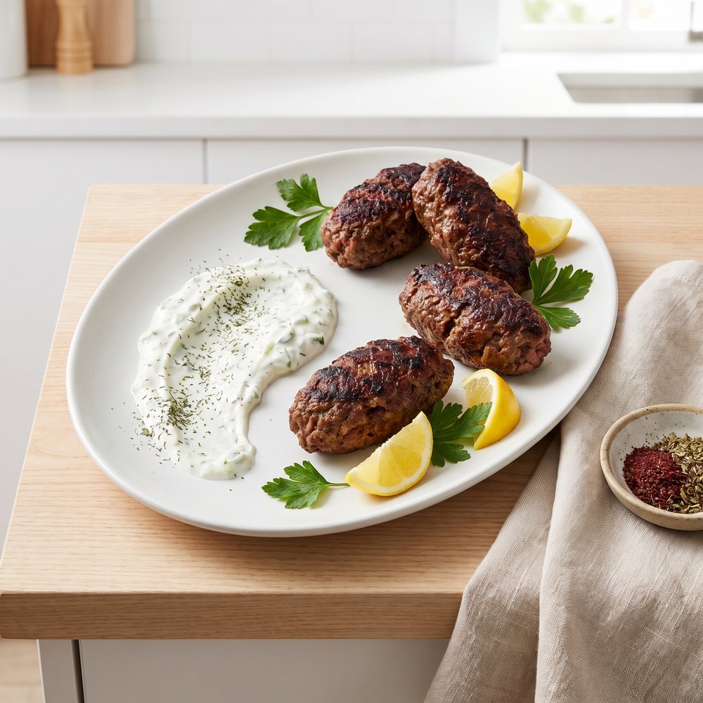 Air Fryer Beef Kofta Kebabs