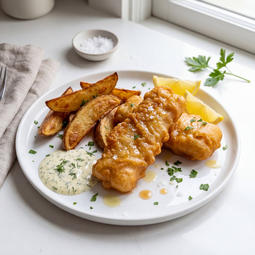 Air Fryer Fish and Chips